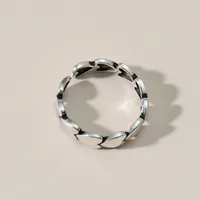 New Retro Open Love Sweet Fashion Simple Peach Heart Ring main image 4