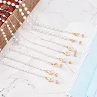 Fashion Geometric Beads Pearl Glasses Chain main image 1