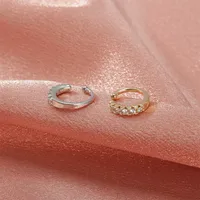 Wholesale Jewelry Retro Geometric Copper Artificial Gemstones Plating Earrings main image 4