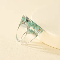 Fashion Resin Printed Acrylic Multicolor Ring sku image 5