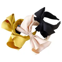 Korean Version Big Bow Fabric Broad-sided Headband main image 4