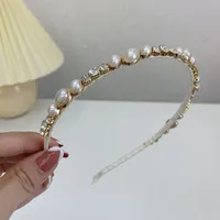Korean Version Pearl Flower Full Diamond Headband sku image 1