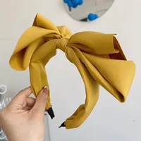 Korean Version Big Bow Fabric Broad-sided Headband sku image 1