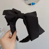 Korean Version Big Bow Fabric Broad-sided Headband sku image 2