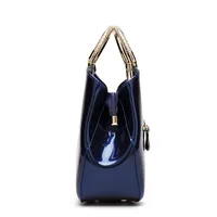 Large Pu Leather Fashion Dome Bag Handbag main image 4