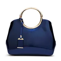 Large Pu Leather Fashion Dome Bag Handbag sku image 4
