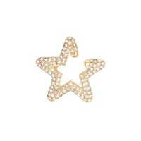 Fashion Rainbow Color Rhinestone Star Stud Earrings main image 5
