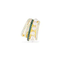 Fashion Multi-layer Retro Pearl Rhinestone Ear Clip main image 5