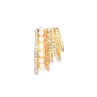Fashion Multi-layer Retro Pearl Rhinestone Ear Clip sku image 3