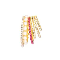 Fashion Multi-layer Retro Pearl Rhinestone Ear Clip sku image 1