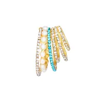 Fashion Multi-layer Retro Pearl Rhinestone Ear Clip sku image 2