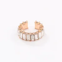 Wholesale Jewelry Lady Geometric Alloy Artificial Gemstones Earrings sku image 1