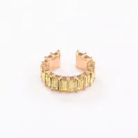 Wholesale Jewelry Lady Geometric Alloy Artificial Gemstones Earrings sku image 3