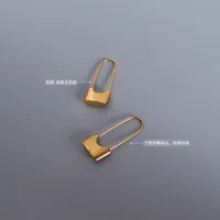 Fashion Leaf 304 Stainless Steel No Inlaid 18K Gold Plated Earrings main image 2