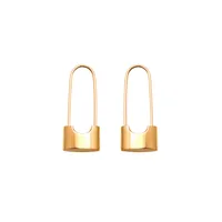 Fashion Leaf 304 Stainless Steel No Inlaid 18K Gold Plated Earrings main image 5
