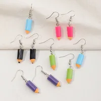 Fashion Cute Pencil Earrings Wholesale main image 1