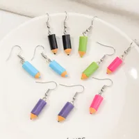 Fashion Cute Pencil Earrings Wholesale main image 2