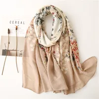 Retro Korean Style Fashion Printing Scarf main image 1