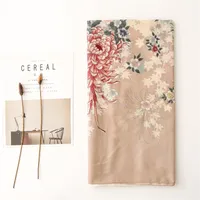 Retro Korean Style Fashion Printing Scarf main image 2
