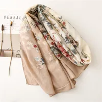 Retro Korean Style Fashion Printing Scarf main image 3