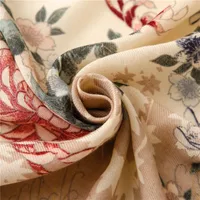 Retro Korean Style Fashion Printing Scarf main image 5