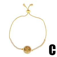 Fashion Hollow Round Cross Adjustable Zircon Bracelet main image 4