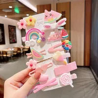 Korean Style Cartoon Flower Children's Hair Clip sku image 1