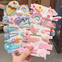 Korean Style Cartoon Flower Children's Hair Clip main image 3