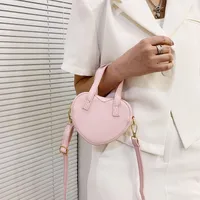 Korean Style Fashion Cute Heart-shaped Pu Small Bag main image 1