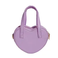 Korean Style Fashion Cute Heart-shaped Pu Small Bag main image 5