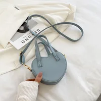 Korean Style Fashion Cute Heart-shaped Pu Small Bag sku image 2