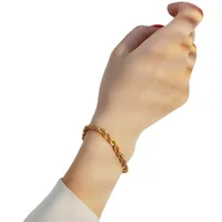 Fashion Stainless Steel No Inlaid Bracelets In Bulk main image 5
