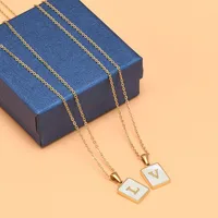 Wholesale Jewelry Simple Style Letter Stainless Steel Plating Necklace main image 3