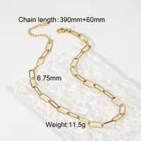 Wholesale Jewelry Simple Style Return Stainless Steel Titanium Steel Plating Pendant Necklace sku image 1