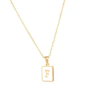 Wholesale Jewelry Simple Style Letter Stainless Steel Plating Necklace sku image 1