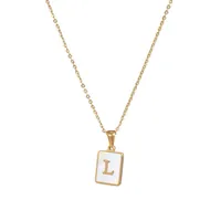 Wholesale Jewelry Simple Style Letter Stainless Steel Plating Necklace sku image 8