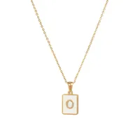 Wholesale Jewelry Simple Style Letter Stainless Steel Plating Necklace sku image 10