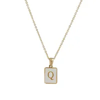 Wholesale Jewelry Simple Style Letter Stainless Steel Plating Necklace sku image 2