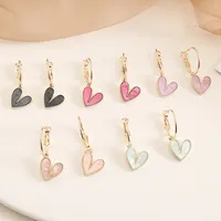 Wholesale Fashion Multicolor Heart-shaped Earrings main image 1