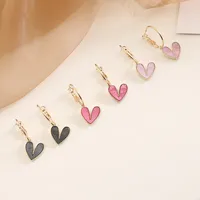 Wholesale Fashion Multicolor Heart-shaped Earrings main image 2
