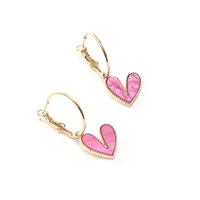 Wholesale Fashion Multicolor Heart-shaped Earrings main image 5