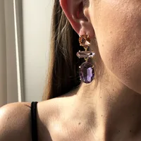 Fashion New Style Diamond Exaggerated Earrings main image 3