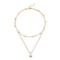 Simple Fashion New Style Two-layer Necklace main image 1