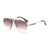 Fashion Anti-blue Prevent Glare Rimless Square Glasses Wholesale main image 4