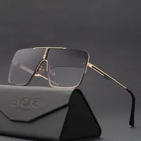 Fashion One Piece Big Square Box Sunglasses Wholesale main image 2