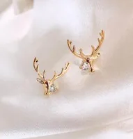 Simple Heart Pearl Butterfly Geometric Rhinestone Earrings sku image 1