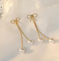 Simple Heart Pearl Butterfly Geometric Rhinestone Earrings sku image 2