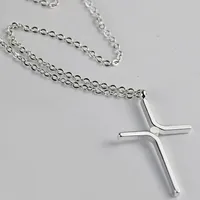 Wholesale Jewelry Simple Style Geometric Titanium Steel Inlaid Gold Pendant Necklace main image 3