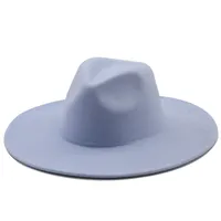 Retro Brim Big Brim Autumn And Winter Wool Top Hat sku image 3