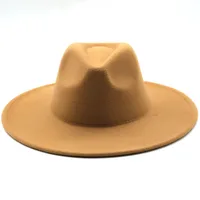 Retro Brim Big Brim Autumn And Winter Wool Top Hat sku image 12